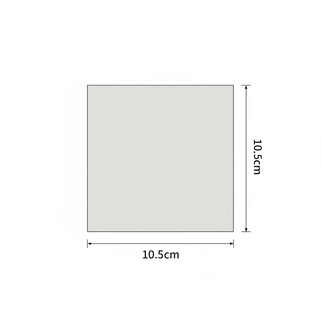 10.5cm × 10.5cm Square