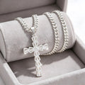 The Sovereign Cross – Men’s Cuban Chain Necklace