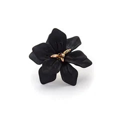 Pink Blossom Oversized Floral Ring | Gold Bee Detail