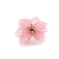 Pink Blossom Oversized Floral Ring | Gold Bee Detail