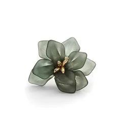 Pink Blossom Oversized Floral Ring | Gold Bee Detail