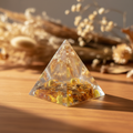Amber Botanical Pyramid