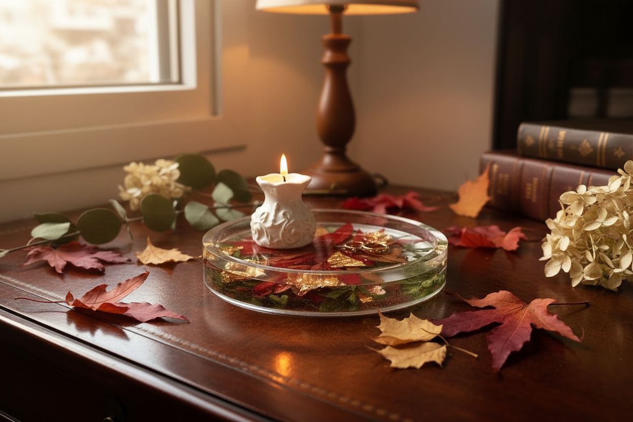 Autumn Tray - Desk Lifestyle