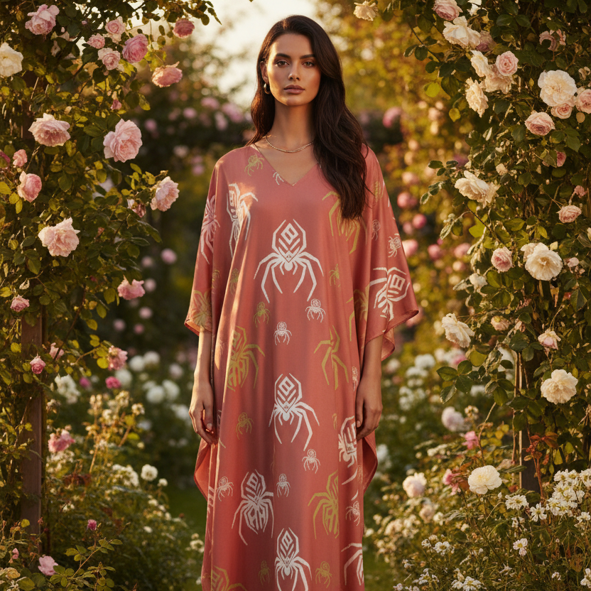 BlkWidow Silk Kaftan — Garden Editorial