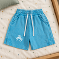 Blue shorts front on star bedding