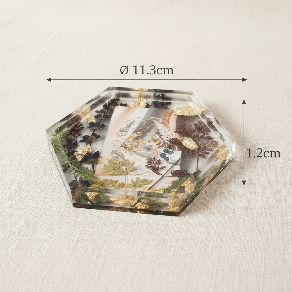 Cancer Zodiac Tray Dimensions