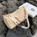 Chain Crossbody Bag - flat lay on rocks