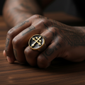 Cross Ring Lifestyle - Tattooed Model