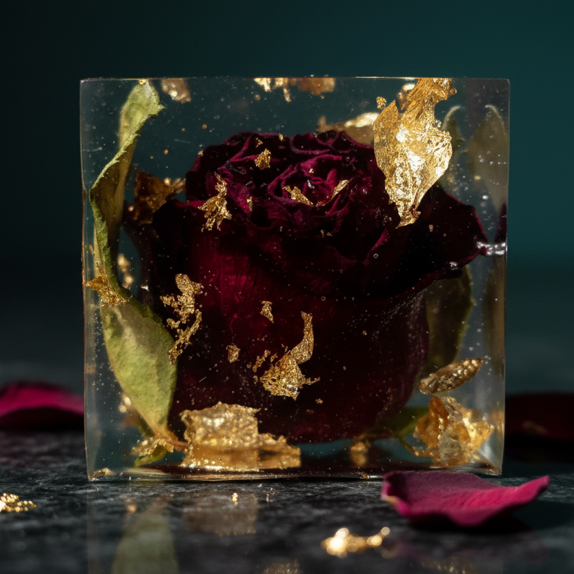 Custom Rose - Red Close Up