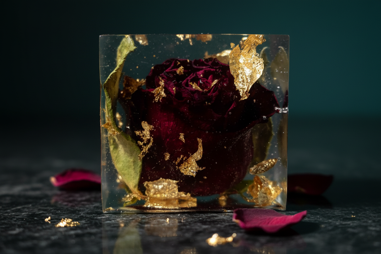 Custom Rose - Red Close Up