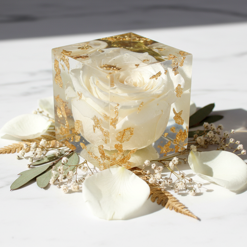Custom Rose - White