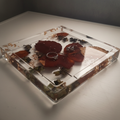 Elegant Brown Resin Tray - Retouched