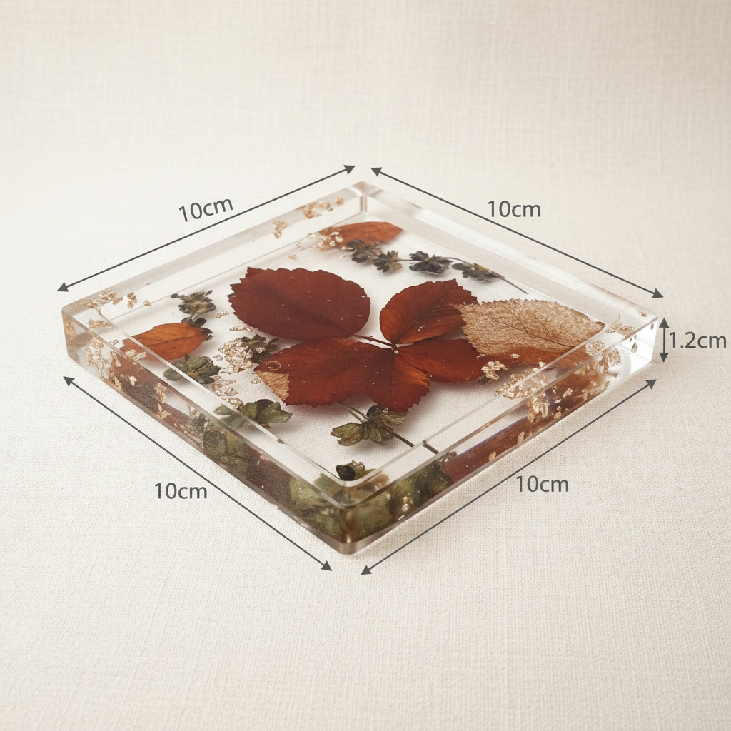Elegant Brown Tray Dimensions