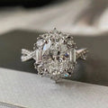 Eternal S925 Sterling Silver Pigeon Egg Moissanite Ring | 1 Carat Engagement Ring