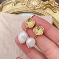 Baroque Irregular Freshwater Pearl Earrings