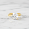 Gold Pigeon Egg Ring