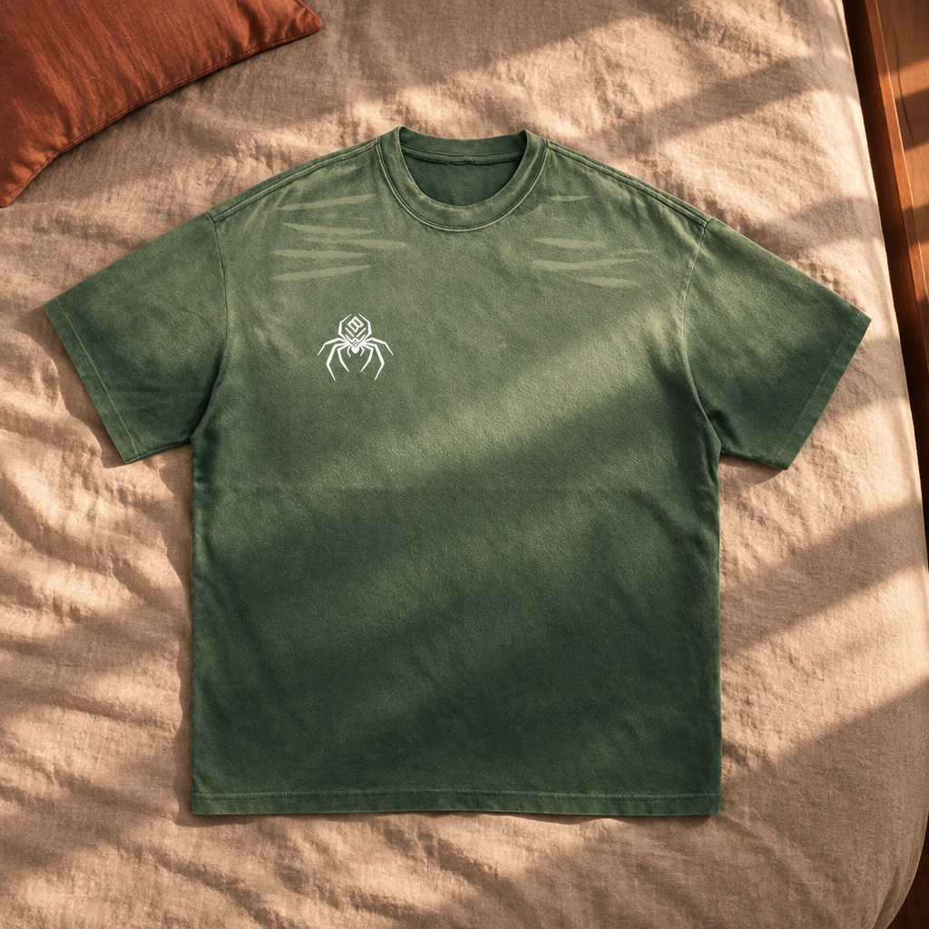Green gradient T-shirt front