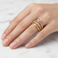 Lilac Butterfly Ring Hand Model