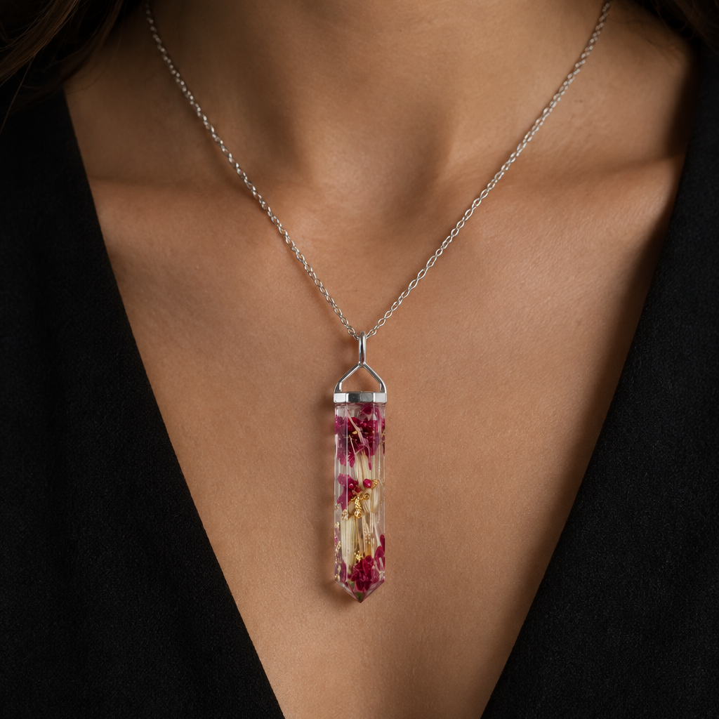 Magenta Symphony Pendant model-photo draft