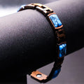 Copper Strike Bracelet - Blue Stone Edition