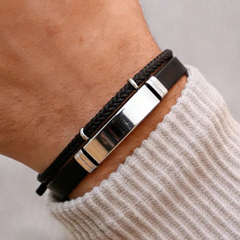 Classic Square Chain Bracelet — 304 Stainless Steel
