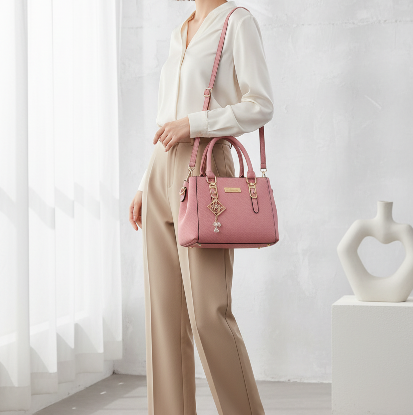 Modern Fashion Bag Model Shot