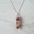 Pendant on white marble