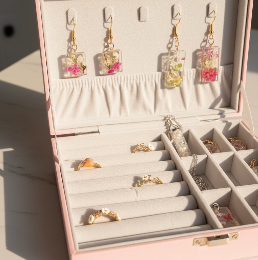 Pink Jewellery Box Full - Luxury Edit