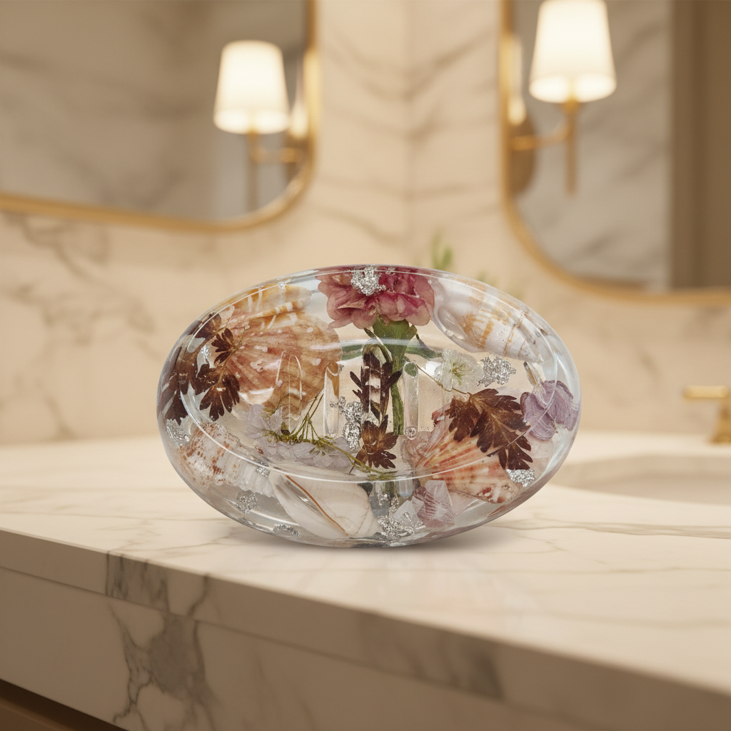 Pink Mermaid Soap Bar Dish