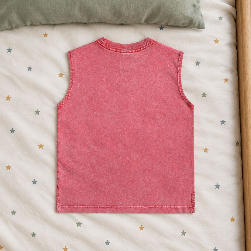Pink tank back