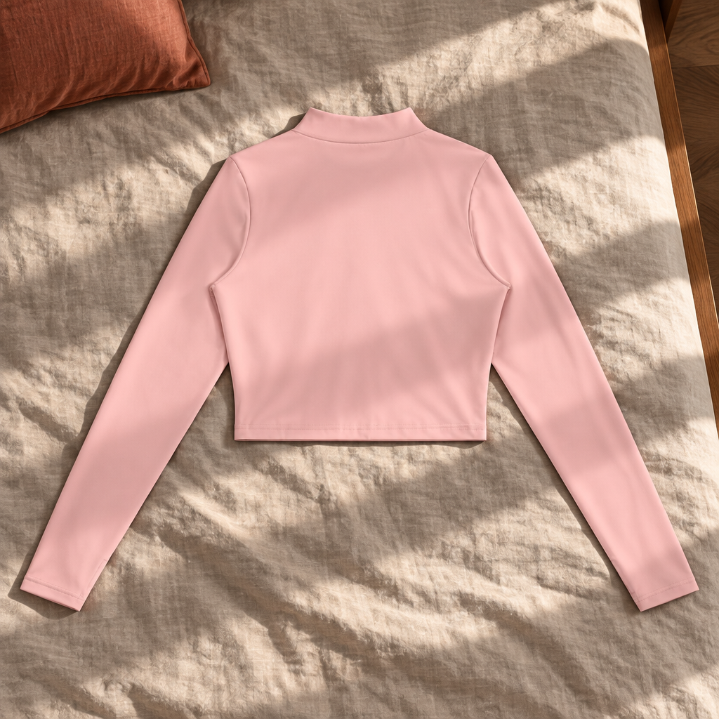 Pink Yoga Jacket back