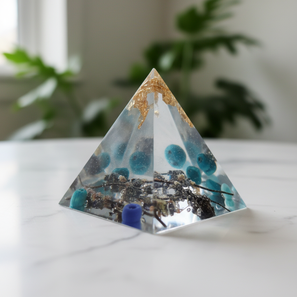 Red Garnet Pyramid