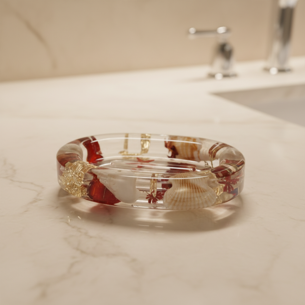 Red Mermaid Soap Bar Dish