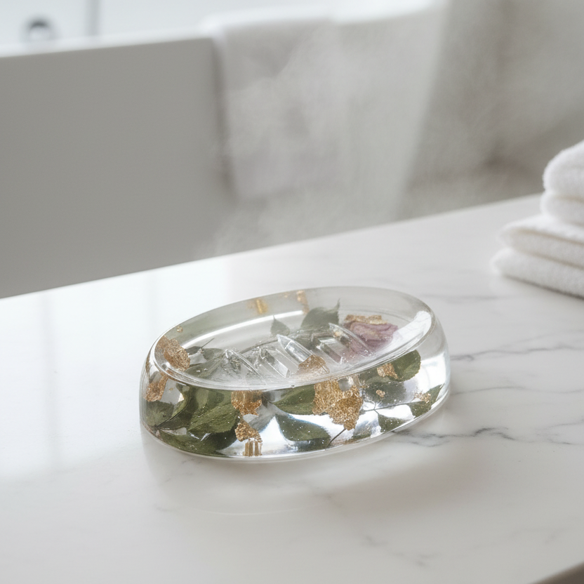 Resin Botanical Piece – Bathroom Edit