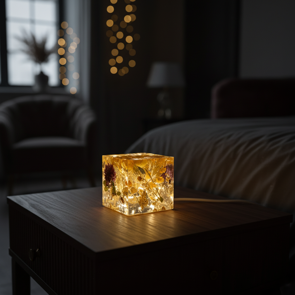 Resin Lamp – Luxury Bedside 2