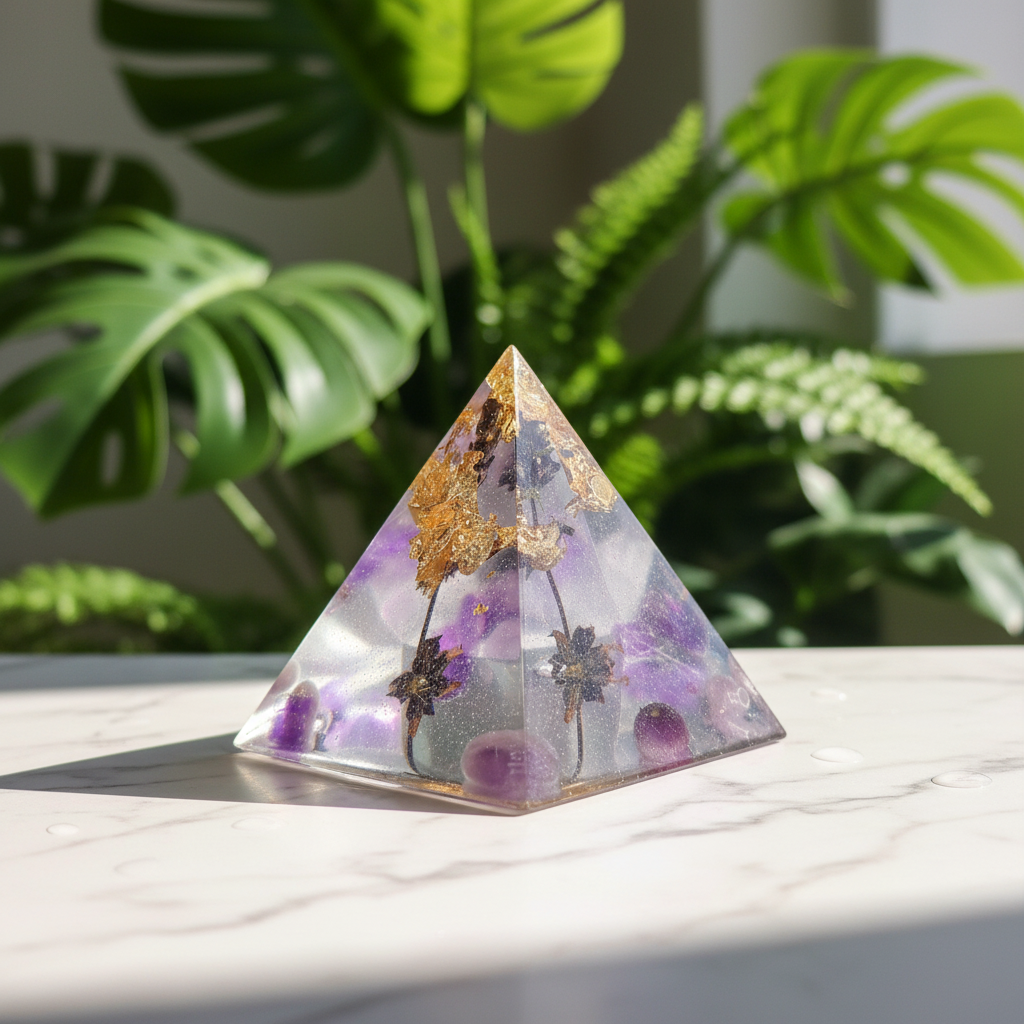 Resin Pyramid - Realistic Background