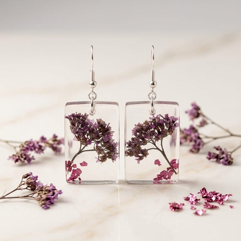 Earthy Rectangular Earings