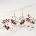 Blush Pink Oval Earings