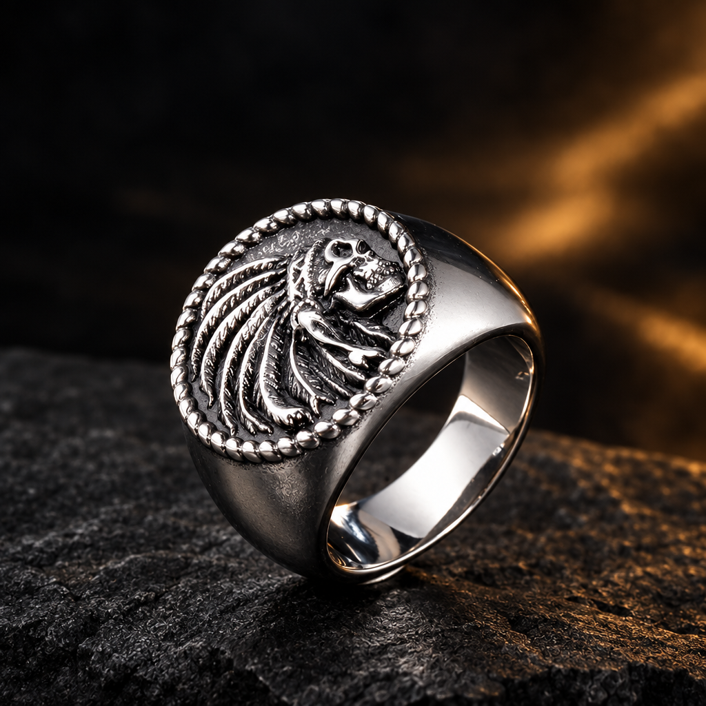 Skull signet dark editorial product image