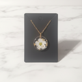 White Circular Necklace