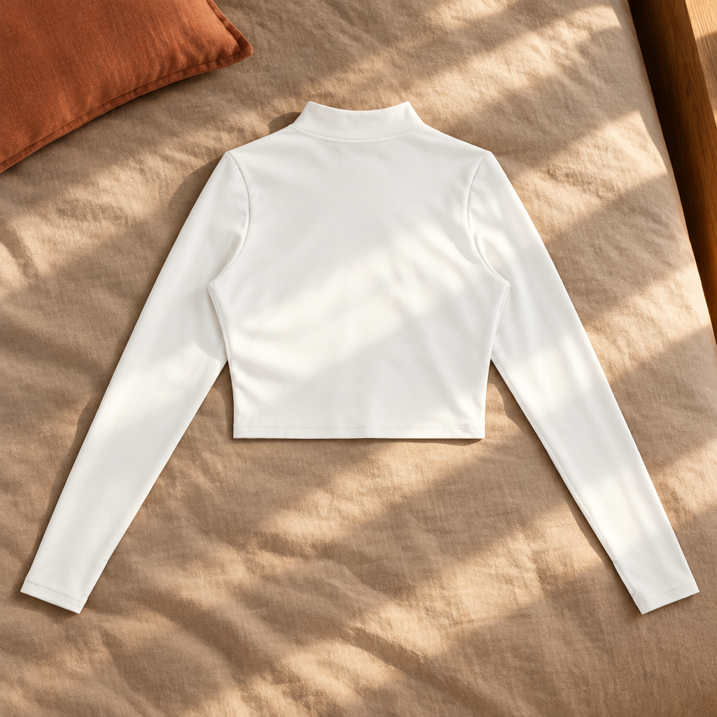 White Yoga Jacket back