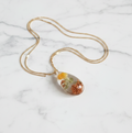Yellow Teardrop — Plain Marble
